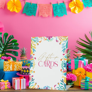 Mexican Fiesta Cards & Gifts Sign Bridal Shower