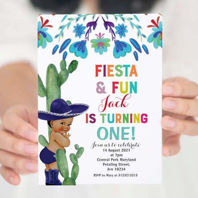 Mexican Fiesta Cinco De Mayo Birthday Party Invitation (Creator Uploaded)
