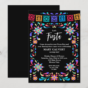 Mexican Fiesta Cinco de Mayo Birthday Party Invitation