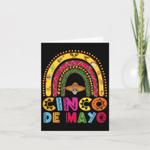 Mexican Fiesta Cinco De Mayo Rainbow Costume Boys  Card
