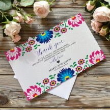 Mexican Fiesta Colourful Floral Botanical Wedding