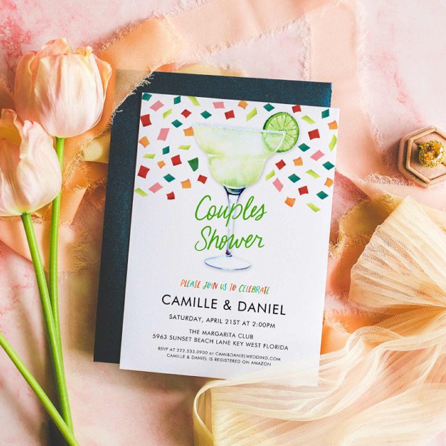 Mexican Fiesta Couples Fiesta Shower Invitation (Mexican Fiesta Couples Shower Invitation)