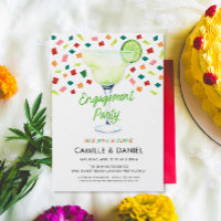 Mexican Fiesta Engagement Party Invitation