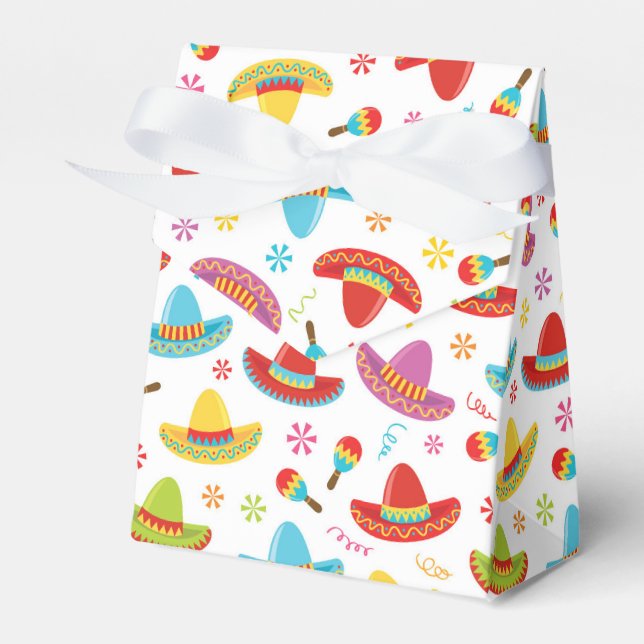 Mexican Fiesta Favour Box (Front Side)