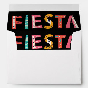 Mexican Fiesta Font word envelopes