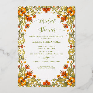 Mexican Fiesta Green Talavera Bridal Shower