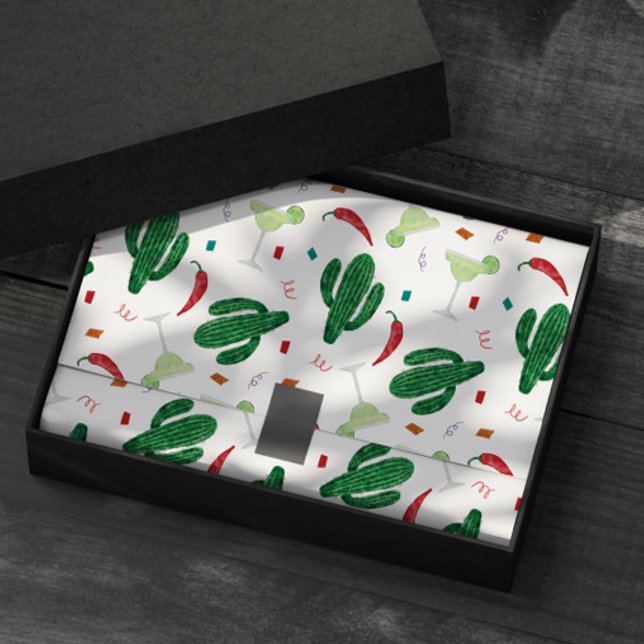 Mexican Fiesta, Margaritas and Chilli Peppers Tissue Paper (Creator Uploaded)