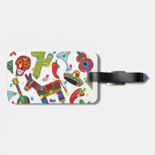 Mexican Fiesta Party Images Luggage Tag