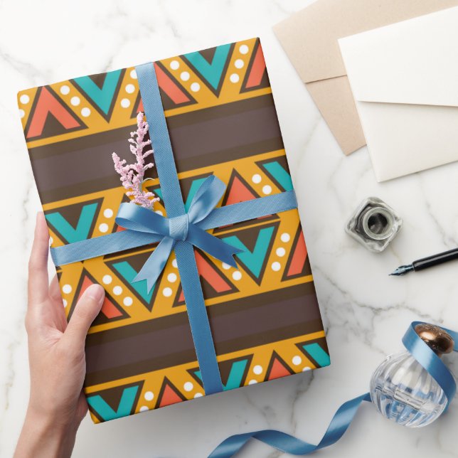 Mexican Fiesta pattern party wrapping paper (Gifting)