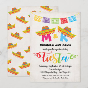Mexican Fiesta Post Wedding Fiesta Invitation