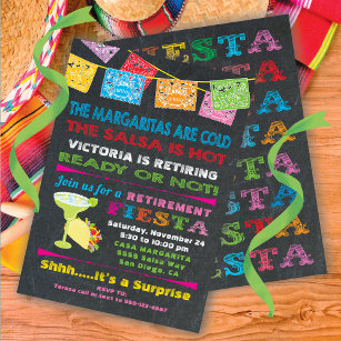 Mexican Fiesta Retirement Party Invitation