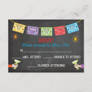 Mexican Fiesta RSVP cards