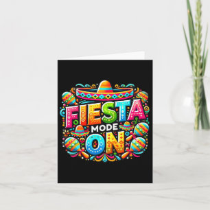 Mexican Fiesta Shirts Cinco De Mayo Hispanic Herit Card