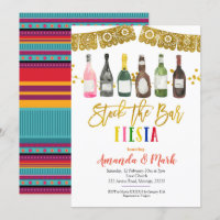 Mexican Fiesta Stock The Bar co-ed couple shower