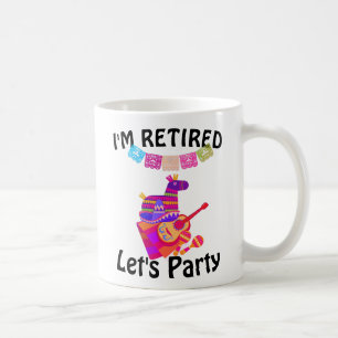 Mexican Fiesta Style Retirement Party Pinata Coffee Mug