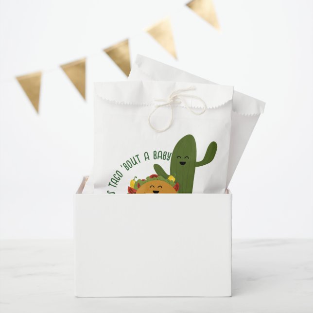 Mexican fiesta taco couples baby shower favour bags (Party)