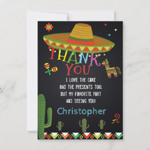 MEXICAN FIESTA THANK YOU CARD