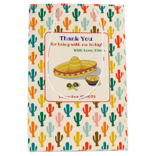 Mexican Fiesta Thank You Gift Bag 