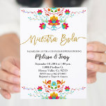 Mexican Fiesta Wedding Couples Shower Invitation<br><div class="desc">Floral Fiesta Couples Shower Invitation. Perfect for baby shower,  couples shower,  bridal shower,  etc.</div>