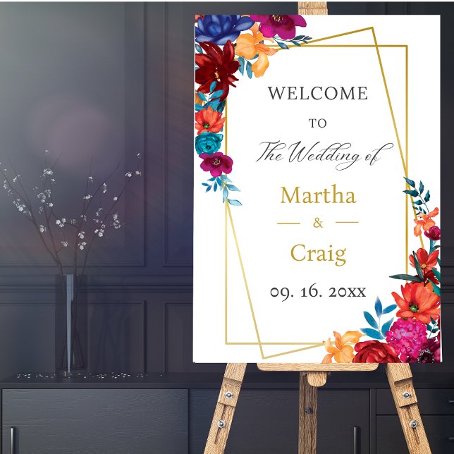Mexican Fiesta Wedding Welcome Sign Poster (Creator Uploaded)