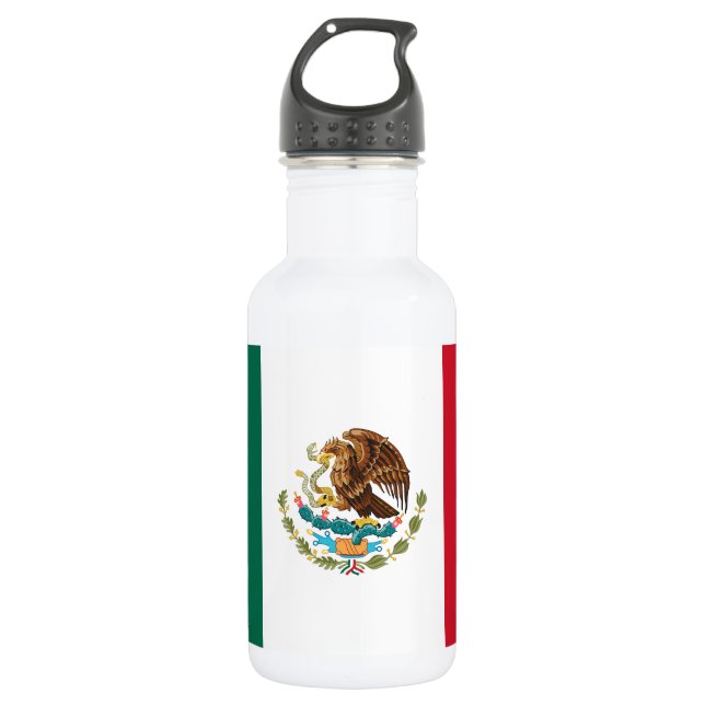 Mexican Flag 532 Ml Water Bottle (Front)