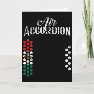 Mexican Flag Air Accordion Flag Of Mexico T Shirt Card