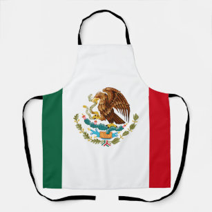 custom apron order of the mexican flag and Los Aguacateros de