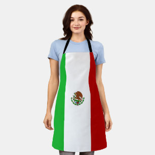 Mexican flag apron