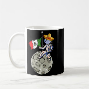 Mexican Flag Astronaut Dia De Los Muertos Cool Day Coffee Mug