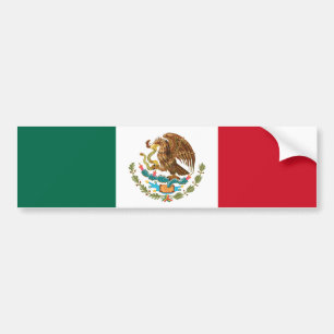 Mexican Flag  Bumper Sticker