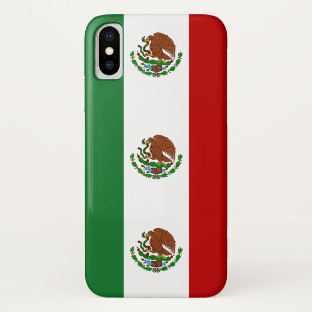 Mexican Flag Case-Mate iPhone Case (Back)