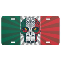 Mexican Flag Colours Day Of The Dead Sugar Skull