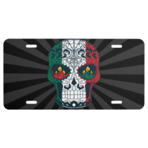 Mexican Flag Colours Day Of The Dead Sugar Skull