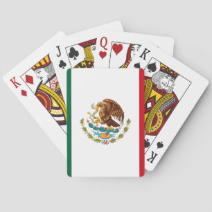 Mexican Flag Eagle Playing Cards