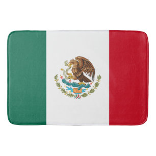 Mexican Flag - Flag of Mexico Bath Mat
