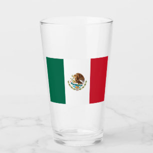 Mexican Flag - Flag of Mexico Glass Cup