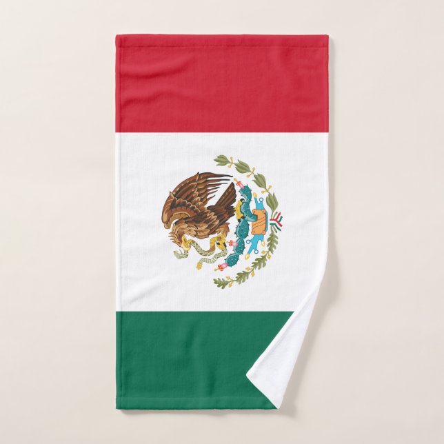 Mexican Flag - Flag of Mexico Hand Towel (Hand Towel)