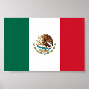 Mexican Flag - Flag of Mexico Poster