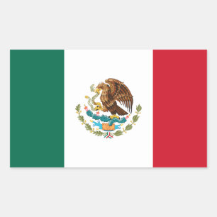 Mexican Flag - Flag of Mexico Rectangular Sticker
