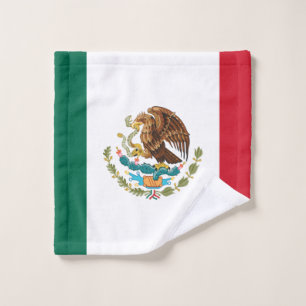 Mexican Flag - Flag of Mexico Wash Cloth