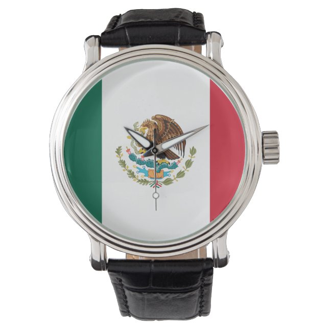 Mexican Flag - Flag of Mexico Watch (Front)