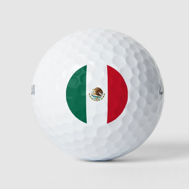 Mexican Flag Golf Balls (Front)