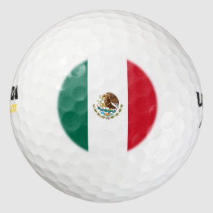 Mexican flag golf balls