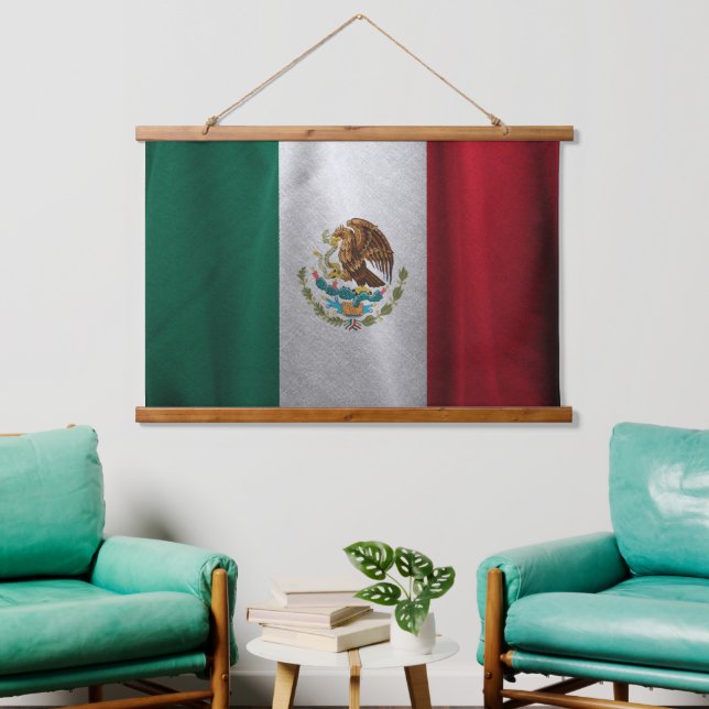 Mexican Flag Hanging Tapestry (Living Room)