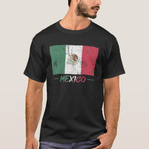 Mexican Flag Hispanic Mexico Roots Proud Mexico T-Shirt