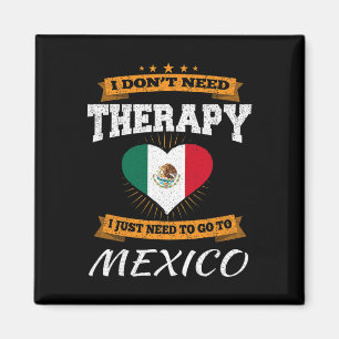 Mexican Flag I Mexico Flag I Vacation Mexican Magnet