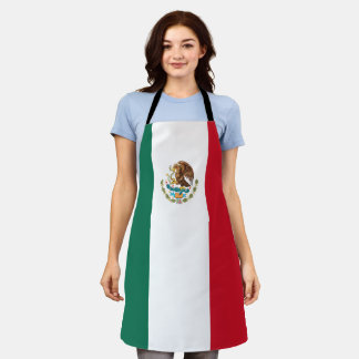 Mexican Flag Independence Day Mexico Apron