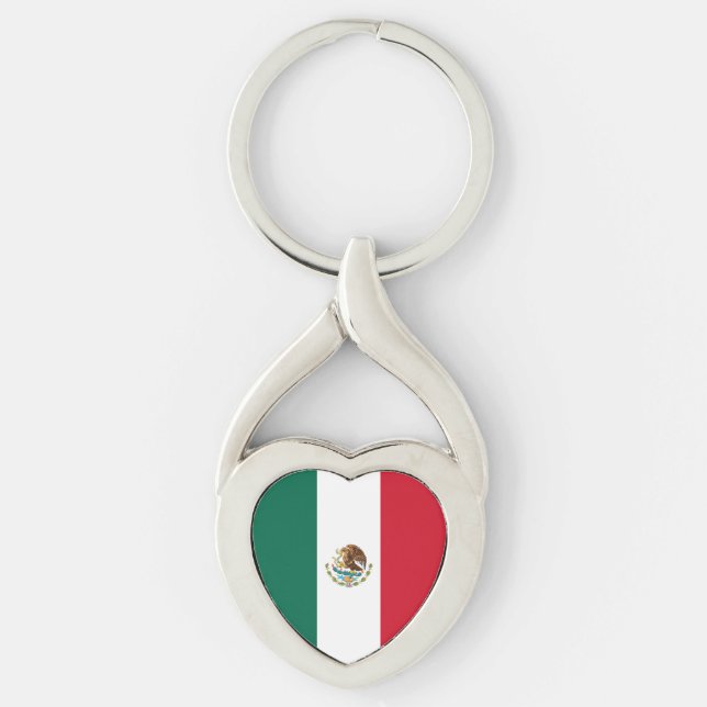 Mexican Flag Key Ring (Front)