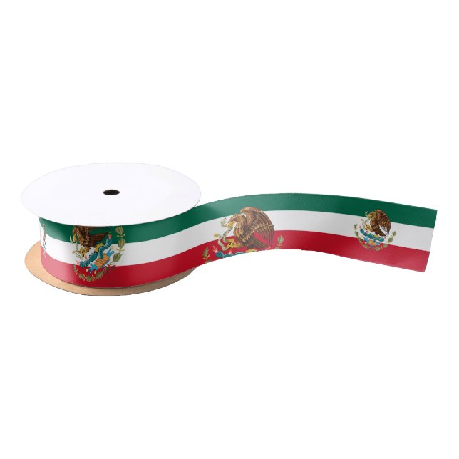 Mexican Flag & Mexico birthday party /sports Satin Ribbon (Spool)