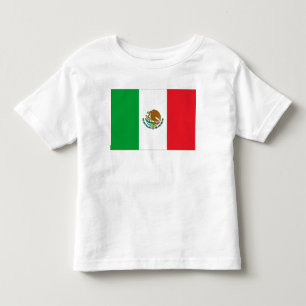 Mexican Flag Mexico Flag Kids Toddler T-Shirt